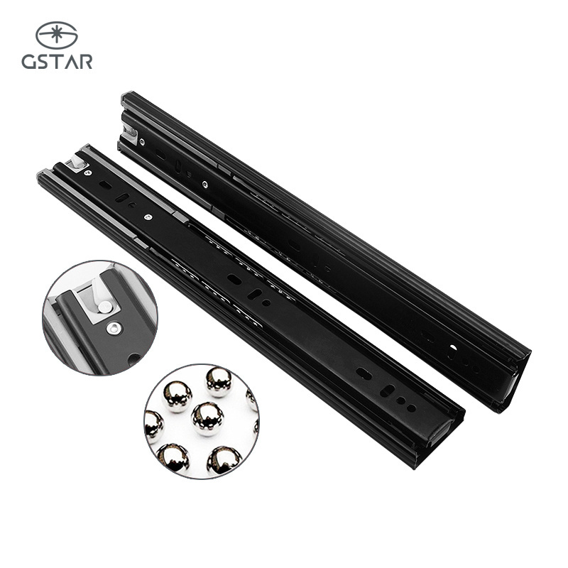 Furniture Hardware 35Mm Ball Bearing Drawer Slide hinge pocket door slides For Kitchen Cabinet Drawer Slide Rail