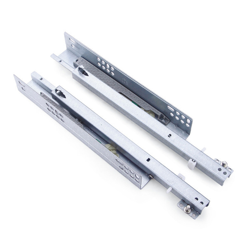 Heavy Duty Drawer Slides Telescopic Bottom Mounting Soft Closing Kitchen Cabinet Drawer Slide Rails