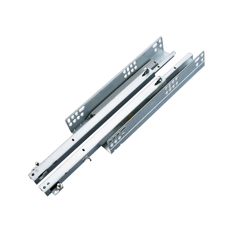 Heavy Duty Drawer Slides Telescopic Bottom Mounting Soft Closing Kitchen Cabinet Drawer Slide Rails