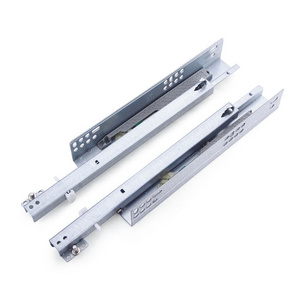 Heavy Duty Drawer Slides Telescopic Bottom Mounting Soft Closing Kitchen Cabinet Drawer Slide Rails