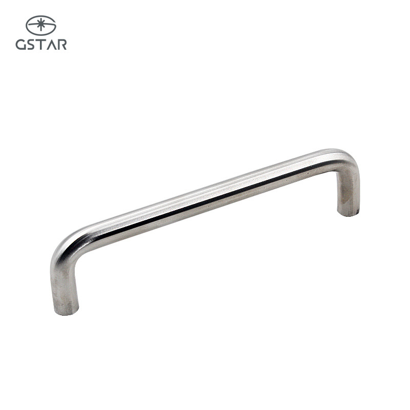 Solid Stainless Steel 304 201 Furniture D Shape Handle Kitchen Cabinet Pull Handles kitchen cupboard handles