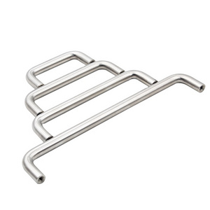 Solid Stainless Steel 304 201 Furniture D Shape Handle Kitchen Cabinet Pull Handles kitchen cupboard handles