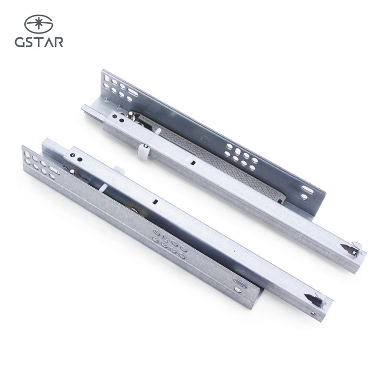 Heavy Duty 30kg Telescopic Channel Furniture Cabinet Tool Box Under Mount Drawer Slides Rail System