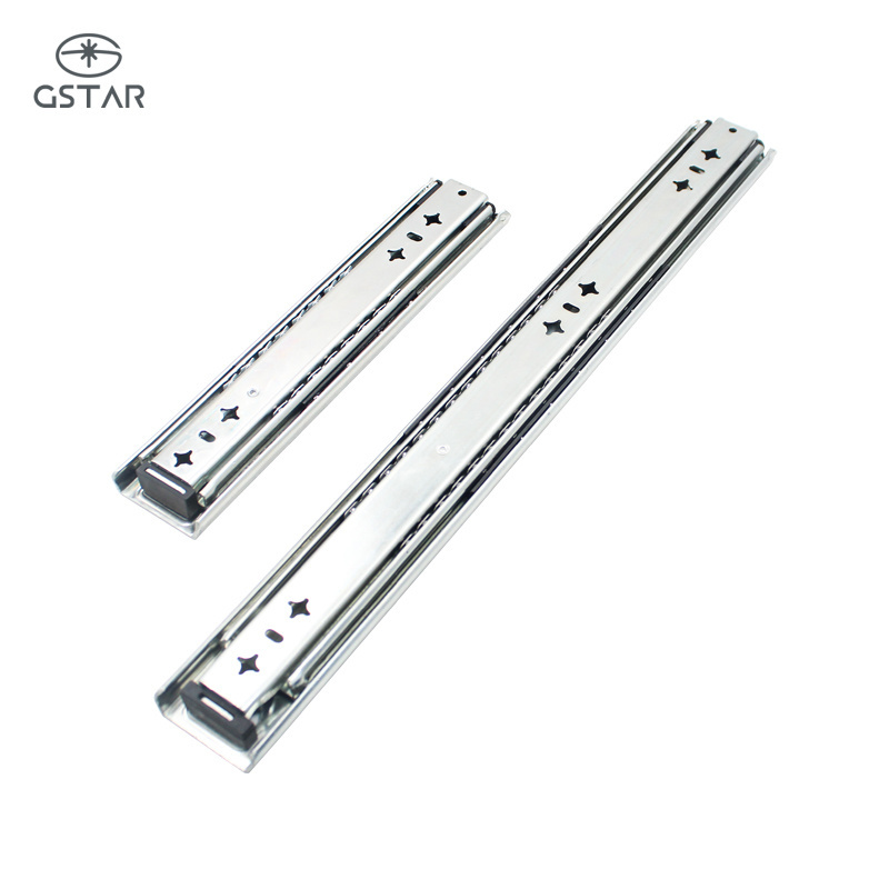 53mm Full Extension Lock-in Heavy Duty Telescopic Electrical Cheap Drawer Slides