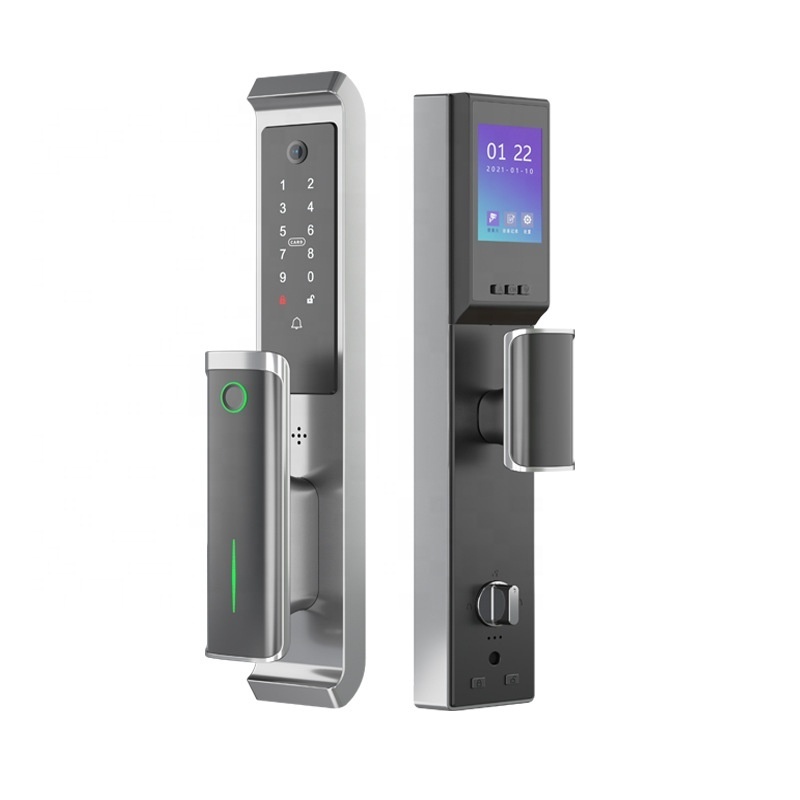 Hot Selling Camera Door Lock Fechaduras Inteligentes 3D Face Recognition Smart Door Lock With Recording Camera