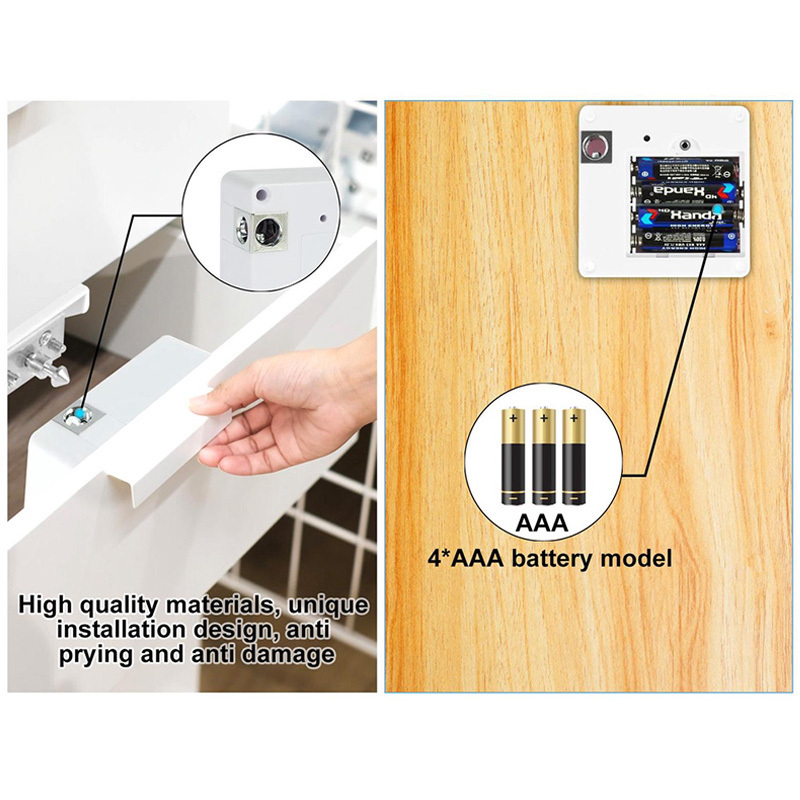 Hidden Rfid Invisible Lock Wardrobe Smart Lock Safety Lock For Drawers