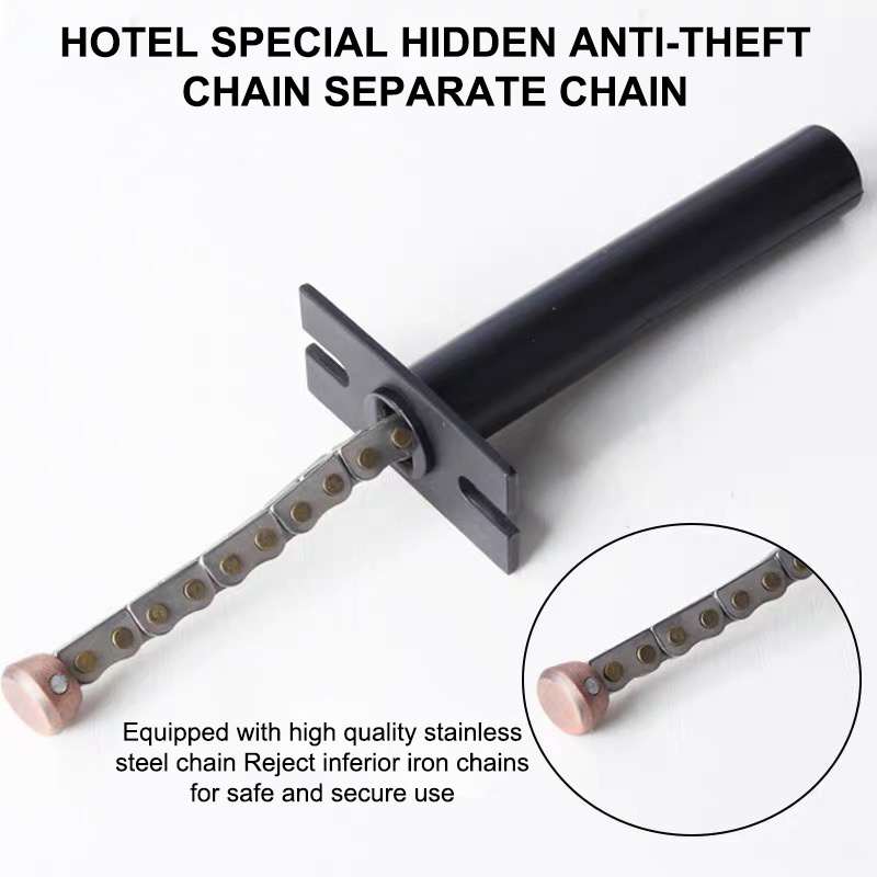 Door Chain Locks Concealed Door Guard Chain Anti-theft Hotel Room Door Security Guard Chain Lock