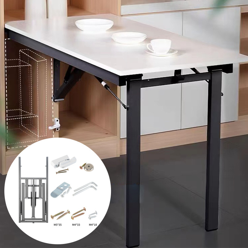 Folding Desk Hardware Hydraulic Wall Mounted Folding Table Wall Mounted Dining Table Folding