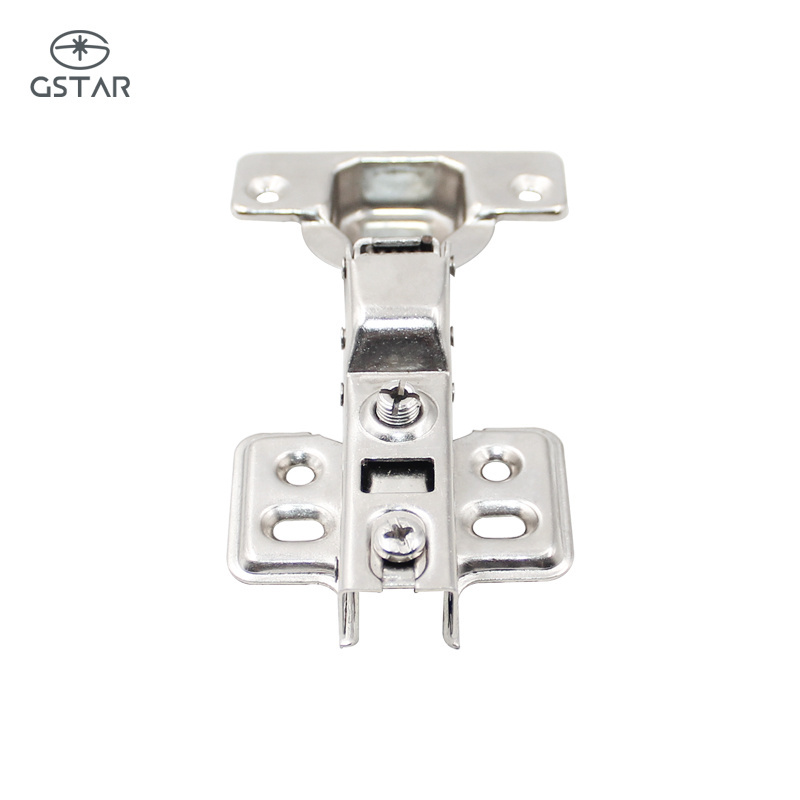 Furniture Hardware Cupboard Kitchen Cabinet Door Hinges Clip On Two Way Soft Close Adjustable Concealed Hydraulic Hinge