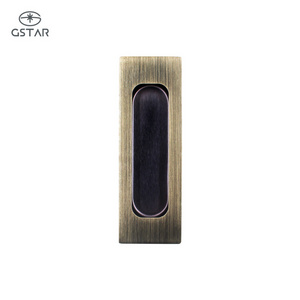 Concealed Door Handle Furniture Handles Knobs Galvanized Wire Drawing Cabinet Handle for Wardrobe