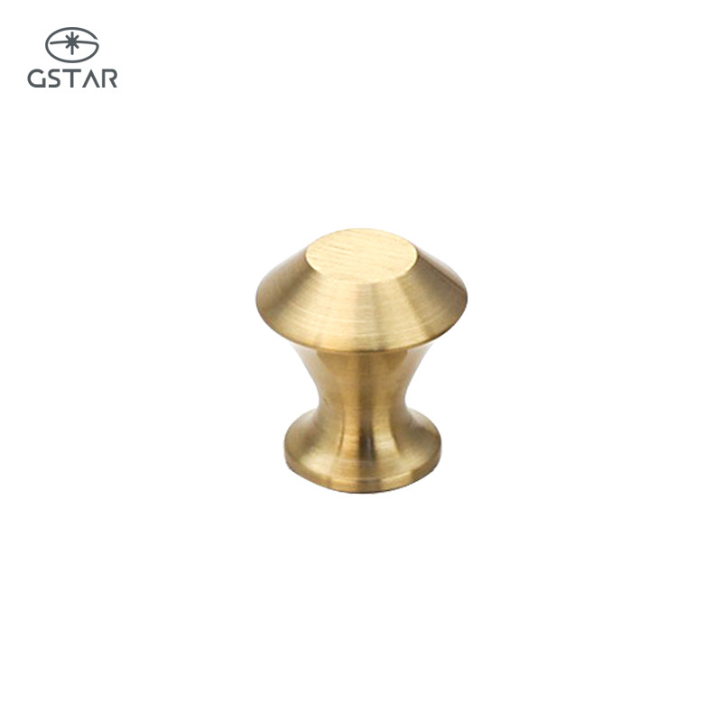 Manufacturing Luxury Europe Style Modern Solid Brass Knob Gold Cabinet Drawer Furniture Cupboard Knobs