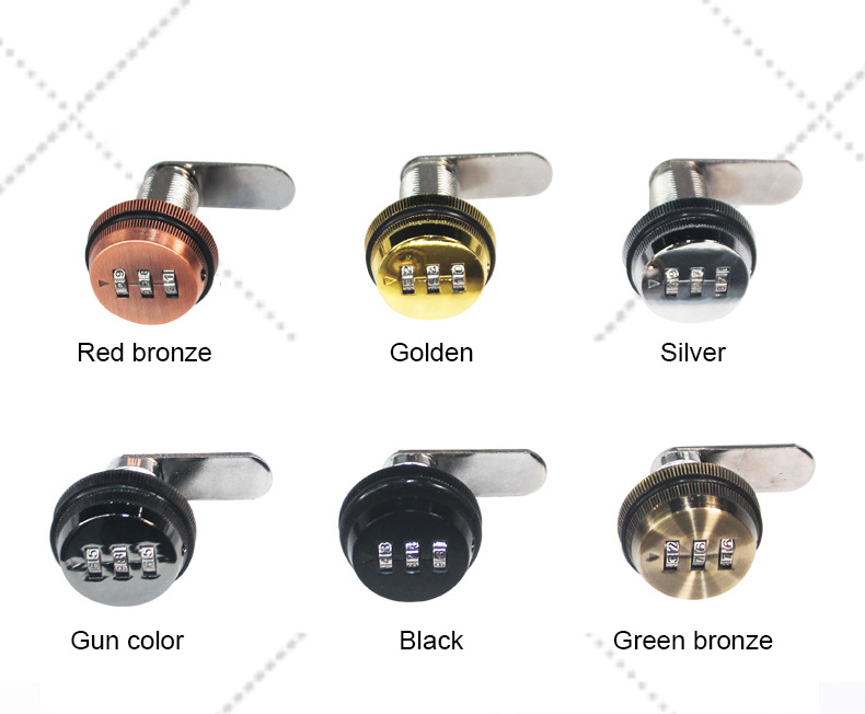 Mechanical Password Lock Combination Mailbox Lock Password Coded Combination Cam Lock For Cabinet