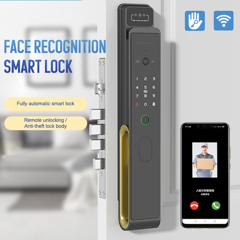 Camera Smart Lock Smart Lock With Camera And Doorbell Wifi Keyless Password Smart Door Deadbolt Lock