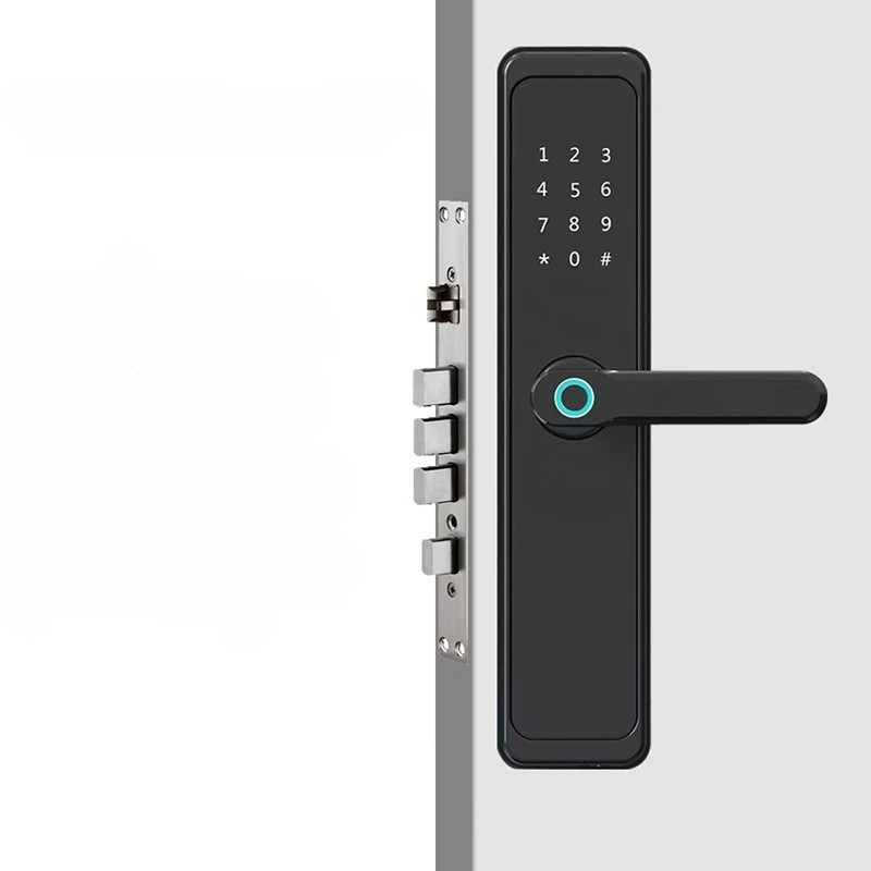 Smart Lock Fingerprint Door Lock Smart Card Fingerprint Door Lock Door Knob With Keypad And Key