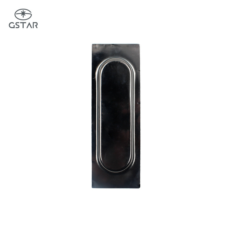 Concealed Door Handle Furniture Handles Knobs Galvanized Wire Drawing Cabinet Handle for Wardrobe