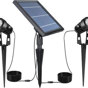 Solar Spot Lights Outdoor,IP65 Waterproof Solar Landscape Spotlights,Solar Wall Lights,OutdoorSolar Garden Lights for Yard Porch