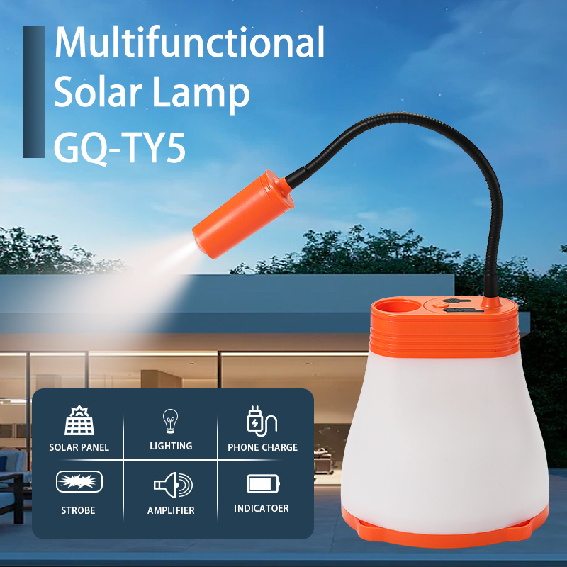 Solar Camping Light S2 Solar Panel Charges IP6 Rechargeable,led Portable USB,IP54 Waterprooflights LED Lighting Eco-friendly ABS