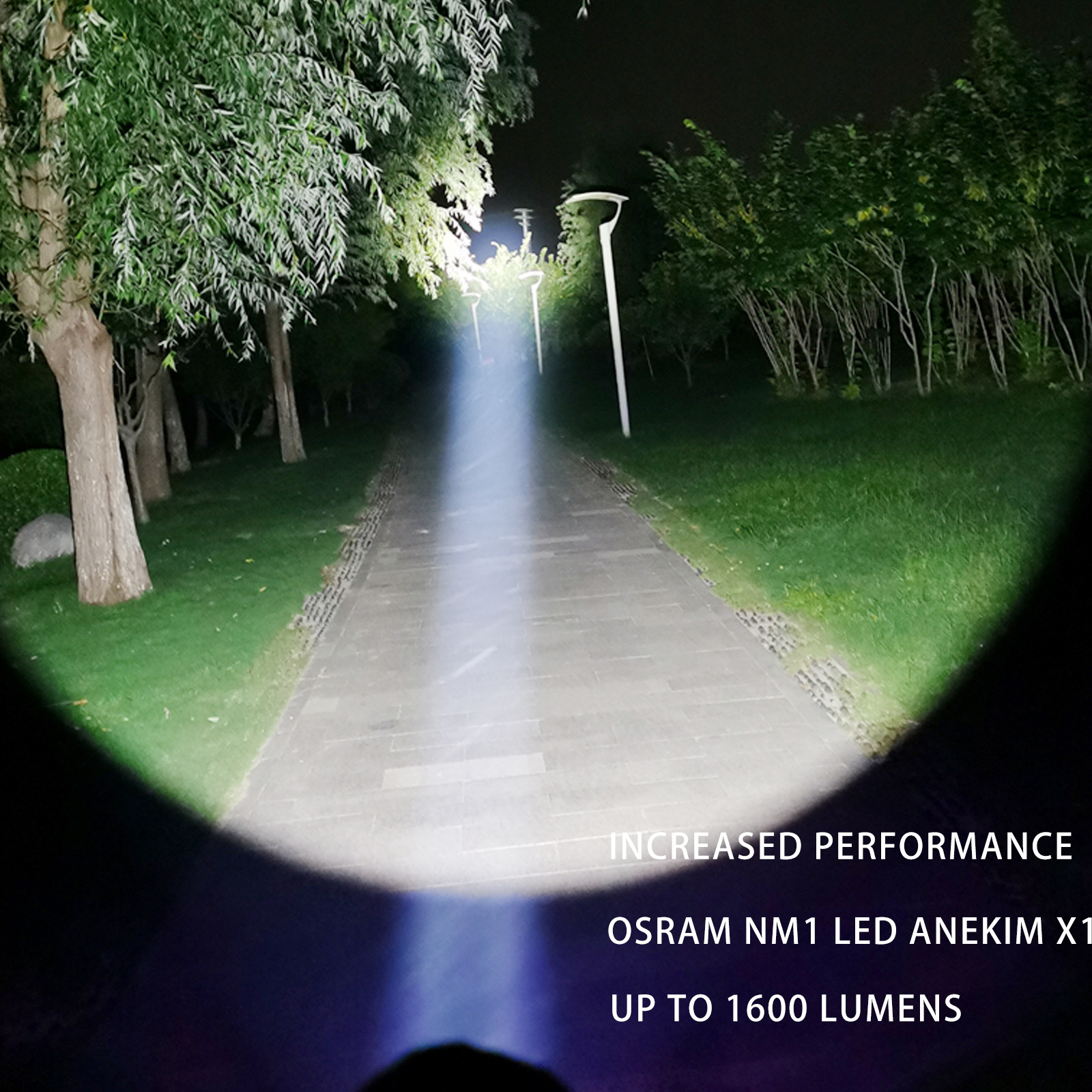 Super Long Distance 1000 lumen High Power Waterproof LED Rechargeable USB Flashlight