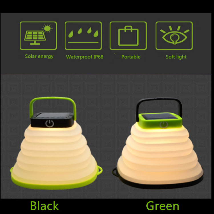 LED Collapsible Water and Impact Resistant Mini Lantern with Hook for Camping, Hiking, Emergency and Outdoor Survival