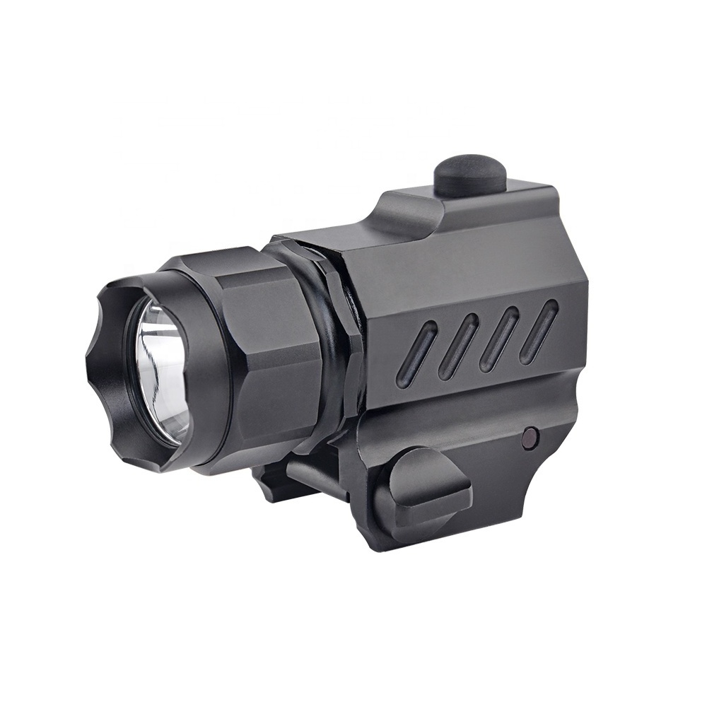 G01 High Lumens Rechargeable Rail Mounted Tactical Weapon Light Sub-Compact LED Strobe Flashlight For Hunting Camping