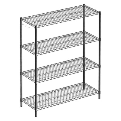 Heavy Duty 5 Tier chrome Metal Storage Wire Shelf NSF Approval Wire Rack Shelving