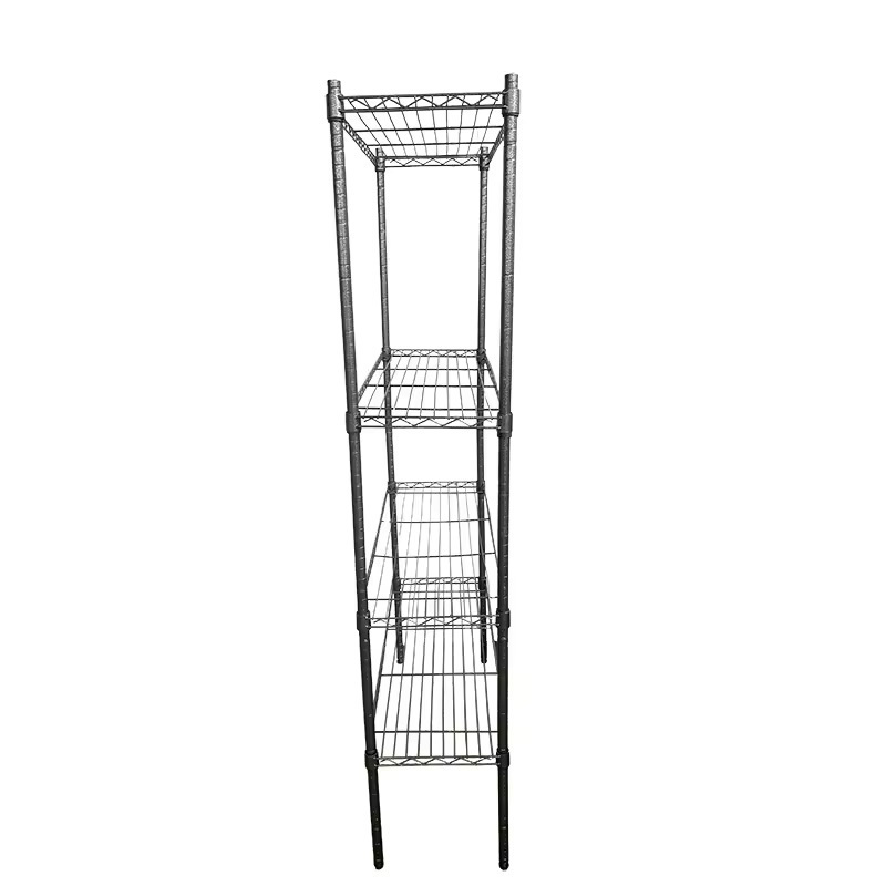 Customized Wholesale GuanRiver metal shelving hot selling kitchen household metal storage rack 5 tiers wire shelving products