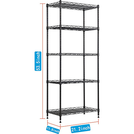 Customized Wholesale GuanR Factory Multiple Sizes Universal Adjustable Durable Multipurpose Storage Wire Shelving Shelf