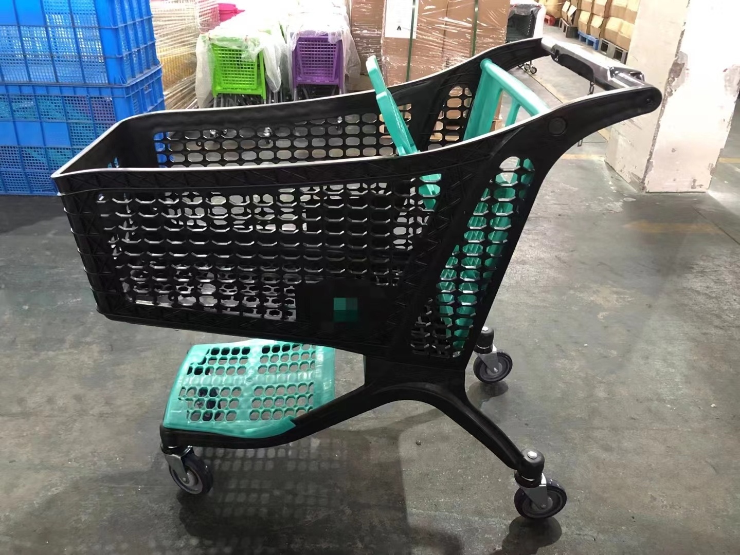 Customized Wholesale GuanRiver shopping carts for retail stores folding shopping hand cart trolley