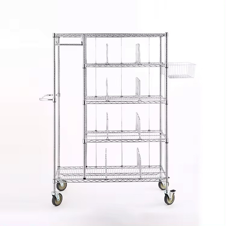 Customized Wholesale GuanRiver cabinet storage wire shelf rack 6 tier wire shelving unit nsf metal shelf rack steel wire shelf