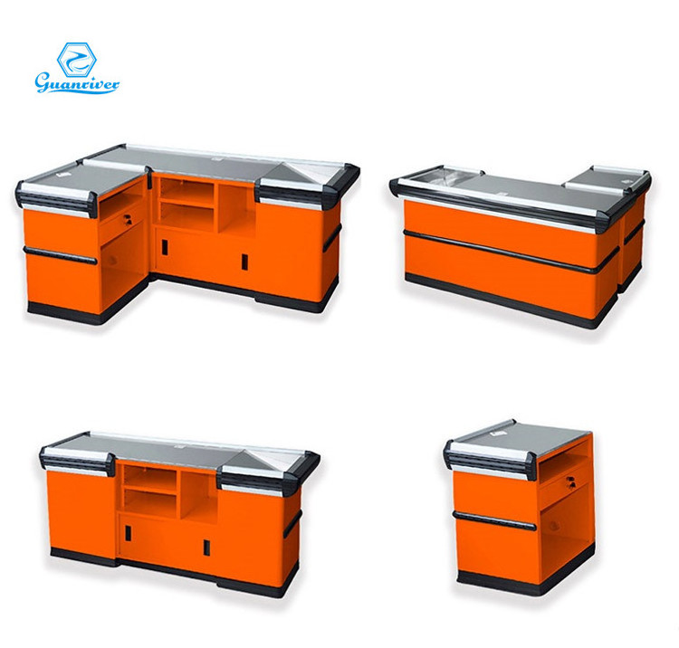 2019 hot sale top quality Supermarket Checkout Counter cashier counter