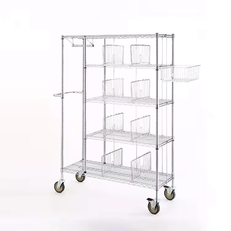 Customized Wholesale GuanRiver cabinet storage wire shelf rack 6 tier wire shelving unit nsf metal shelf rack steel wire shelf