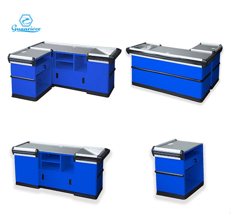 2019 hot sale top quality Supermarket Checkout Counter cashier counter