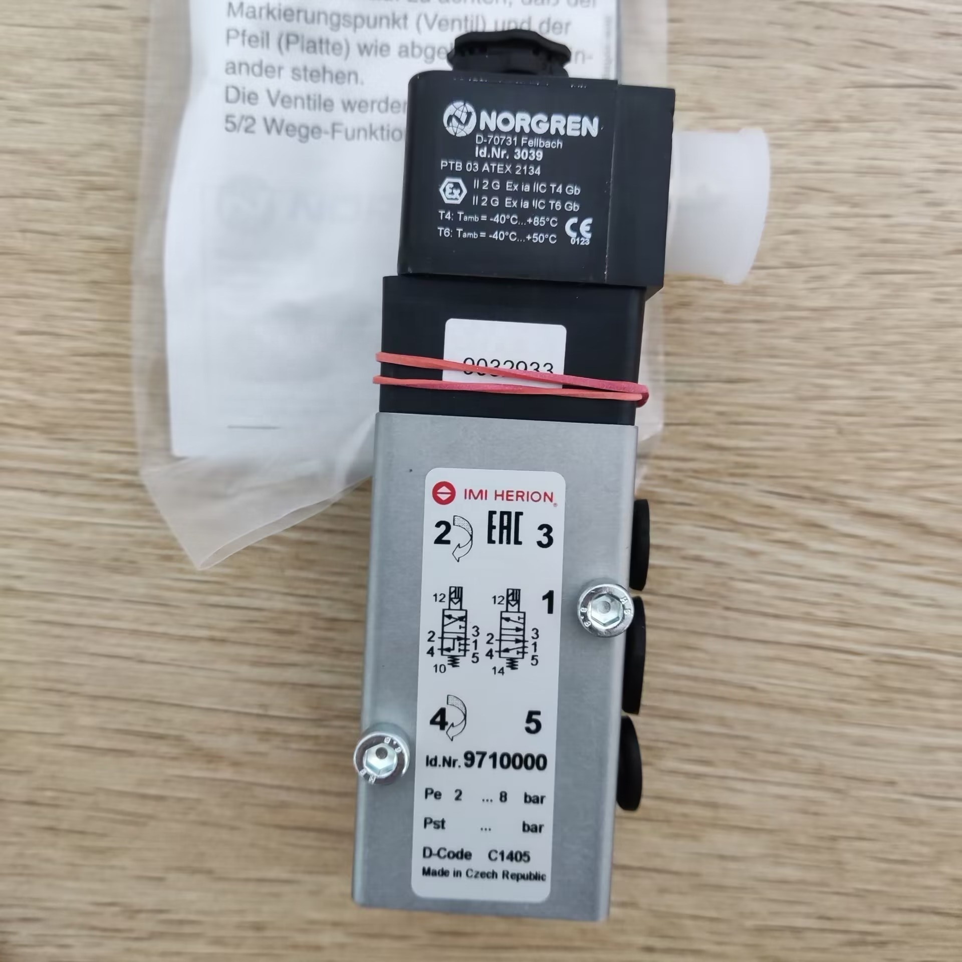 -herion norgren 9710000 solenoid valve