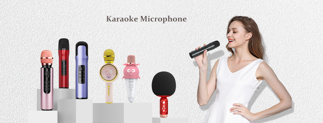 New Handheld Wireless Condenser Dynamic Microphone Portable Kids Karaoke Mic Music Player Recorder Ktv for Stage Performance