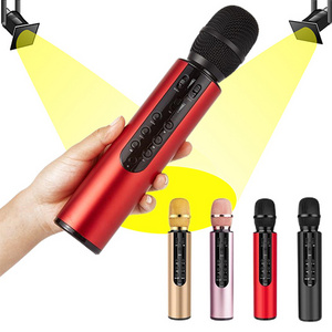 New Handheld Wireless Condenser Dynamic Microphone Portable Kids Karaoke Mic Music Player Recorder Ktv for Stage Performance