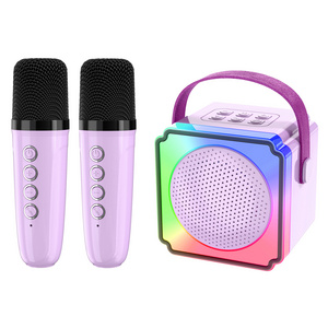 Mini Karaoke microphone BT Music Player  Karaoke Machine  Portable Speaker With Wireless Microphone