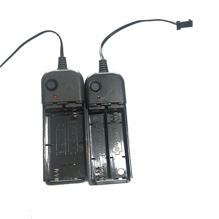 DC3V 2PCS AA BATTERY PACK ON OFF FLASHING FUNCTION EL WIRE INVERTER  5V USB DRIVER 12V CONTROLLER