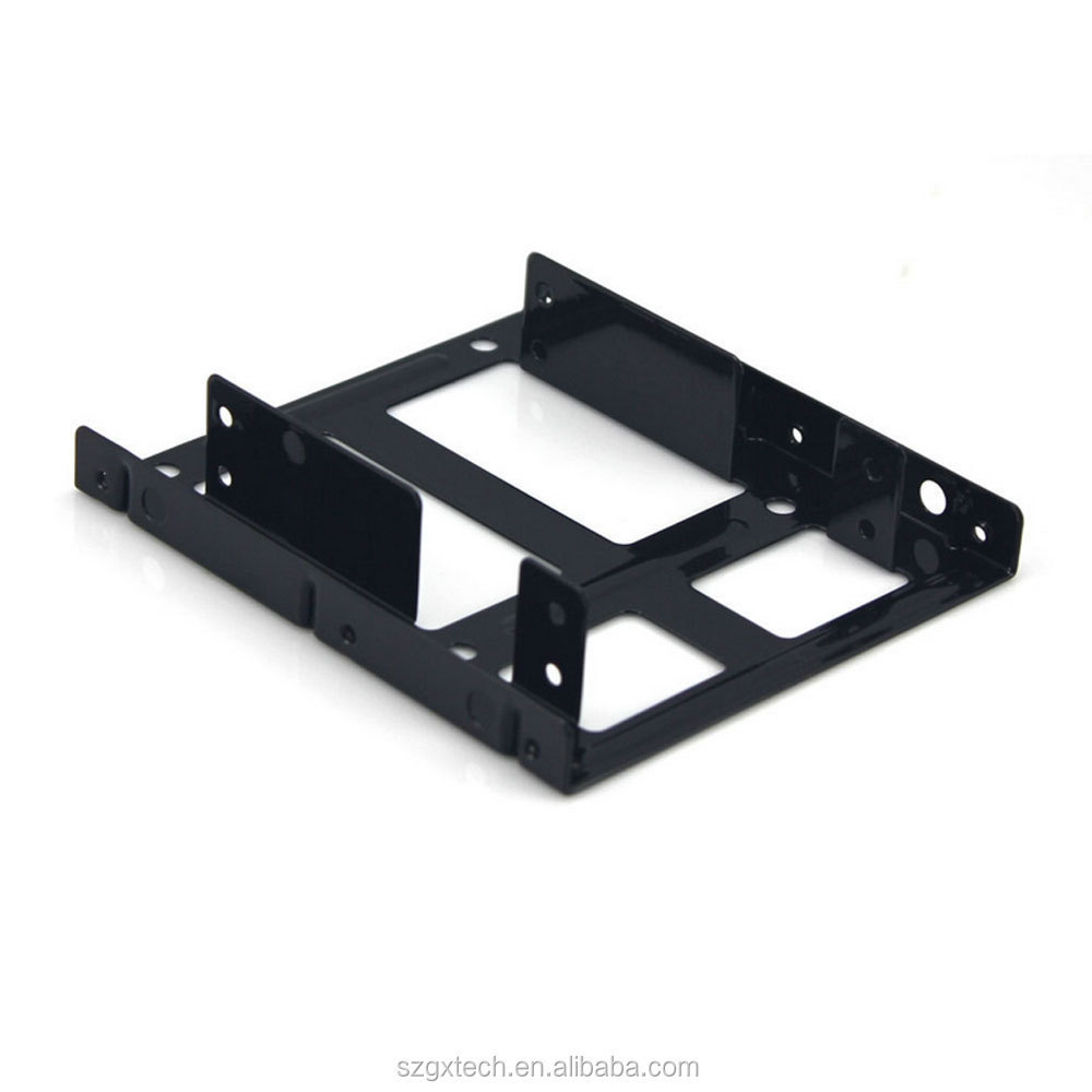 Double-layers Hard Drive Bays 2.5 Inch SSD/HDD To 3.5 Inch Hard Drive Mounting  HDD Bracket