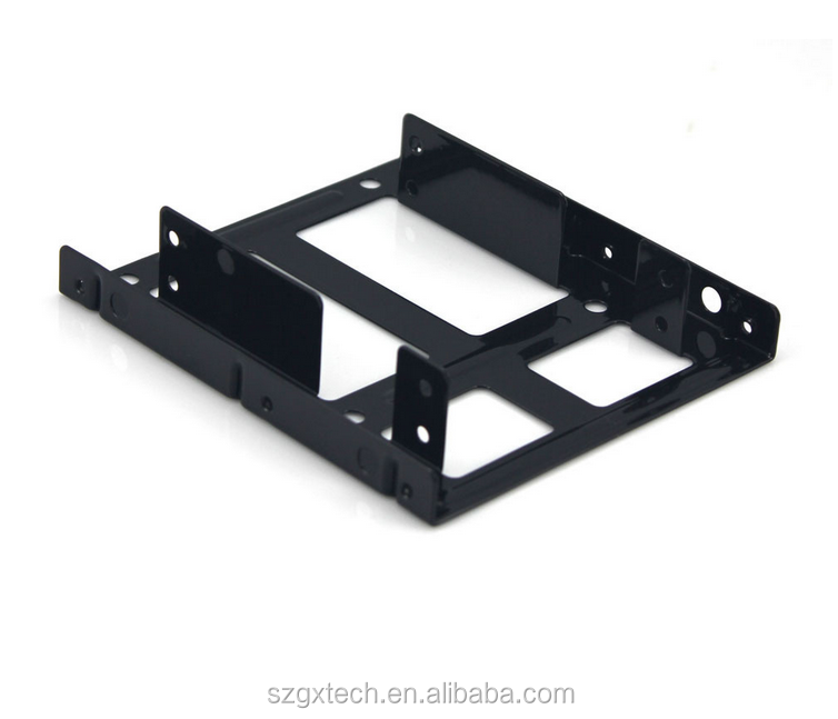 Double-layers Hard Drive Bays 2.5 Inch SSD/HDD To 3.5 Inch Hard Drive Mounting  HDD Bracket