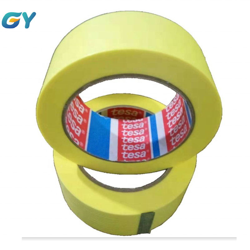 Professional Precision Painter Thin Masking Tape 4334 Hot Sale Wholesale Yellow Color For Painting Use China Spot Stock