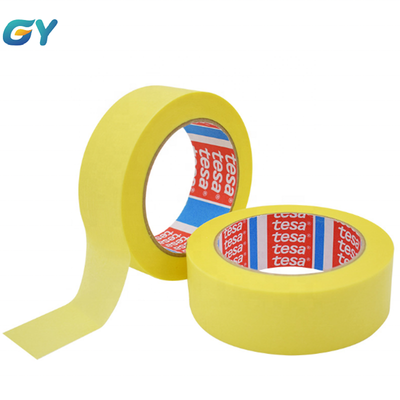 Professional Precision Painter Thin Masking Tape 4334 Hot Sale Wholesale Yellow Color For Painting Use China Spot Stock