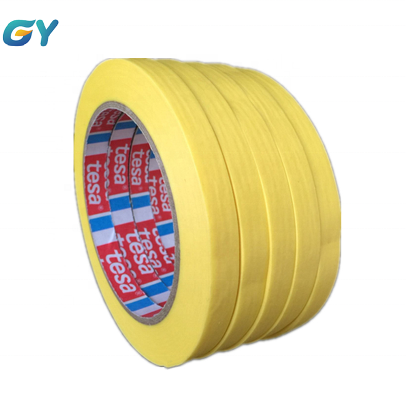 Professional Precision Painter Thin Masking Tape 4334 Hot Sale Wholesale Yellow Color For Painting Use China Spot Stock