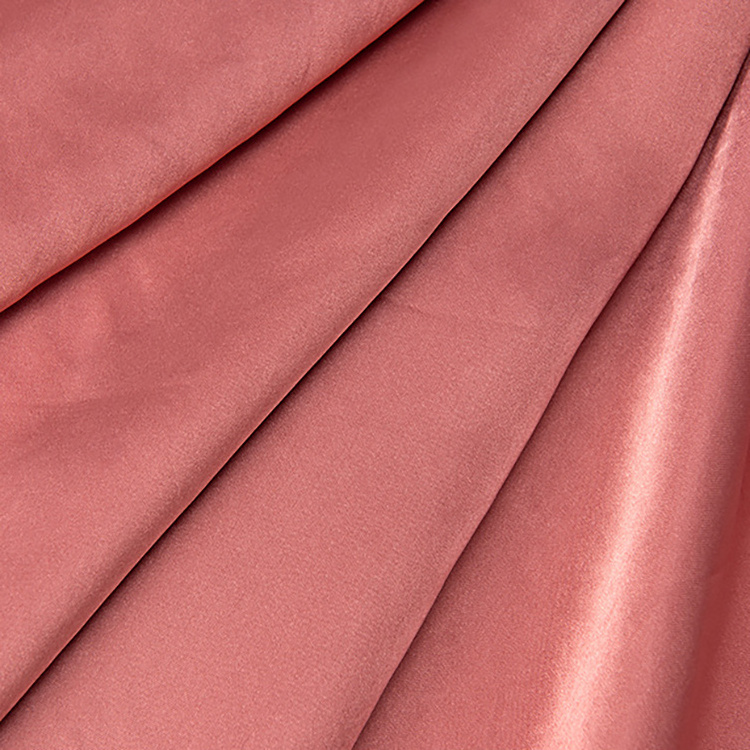 100% Acetic Acid Wholesale Stretch Satin Fabric Polyester Micro Elastic Matte Satin Fabric for Women's Clothing