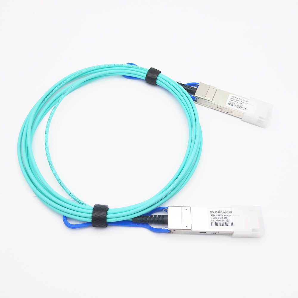 Active Optical Cable SFP 10G /SFP28 25G/ QSFP 40G /QSFP28 100G AOC 1m 3m 5m 10m 15m 20m China Optic Cable