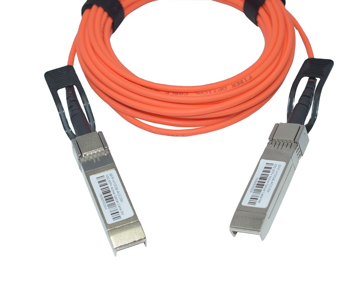 Wholesale High Speed 10G SFP AOC 3m (33ft) SFP+ to SFP+ Active Optical Cables