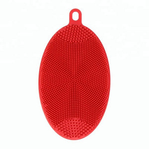 Durable Platinum Silicone Cleaning Dishwasher Sponge