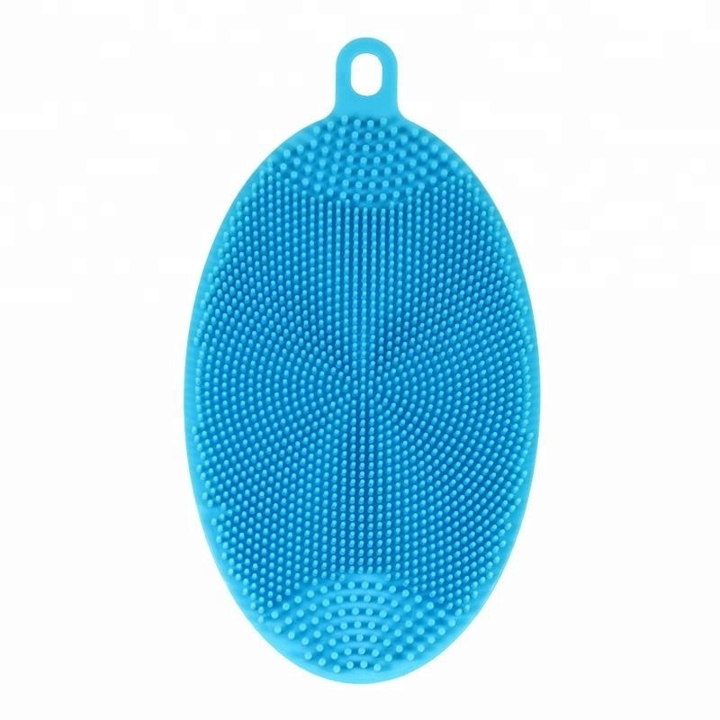 Durable Platinum Silicone Cleaning Dishwasher Sponge