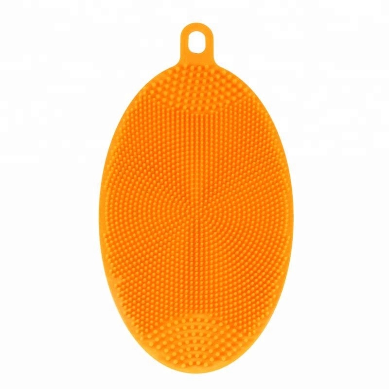 Durable Platinum Silicone Cleaning Dishwasher Sponge