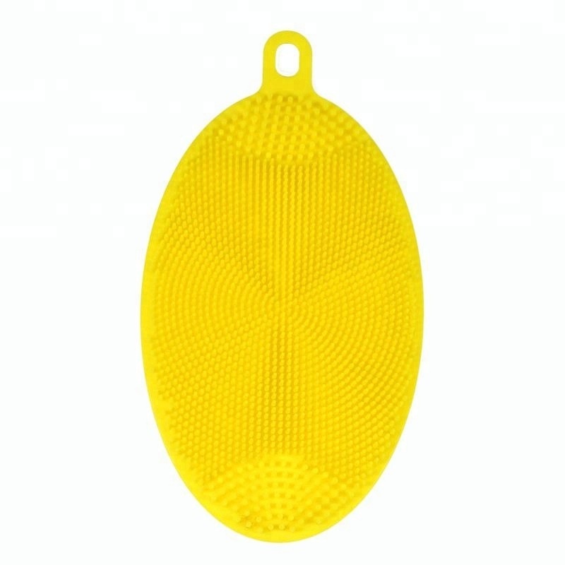 Durable Platinum Silicone Cleaning Dishwasher Sponge