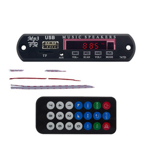 Blue tooth5.0  MV9A digital color screen MP3 decoder module size with recording function decoder board